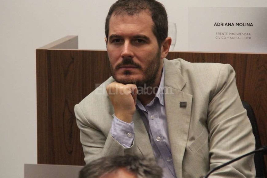 ELLITORAL_168522 |  Archivo El Litoral El edil Franco Ponce de León (FPCyS-CC/Ari).