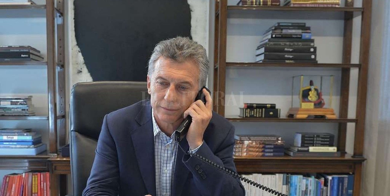 Trump lo llamó por teléfono a mauricio Macri