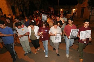 ELLITORAL_132404 |  Archivo El Litoral Las marchas en reclamo de justicia en Rincón, a un mes del crimen.
