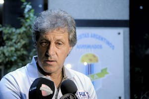 ELLITORAL_174535 |  DyN No hay fútbol . Sergio Marchi habló en conferencia de prensa.