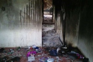 ELLITORAL_130950 |  Danilo Chiapello Los incidentes se agudizaron tras la detención de la ex pareja de Antonella Altamirano, la joven que fue baleada y obligada a prostituirse.