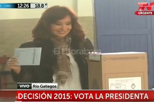 ELLITORAL_130716 |  DyN La presidenta destacó el buen momento que atraviesa el país.