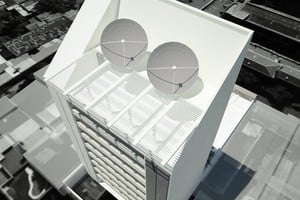 Gentileza UNL Así será la Torre de Medios que albergará al nuevo Canal de la UNL.