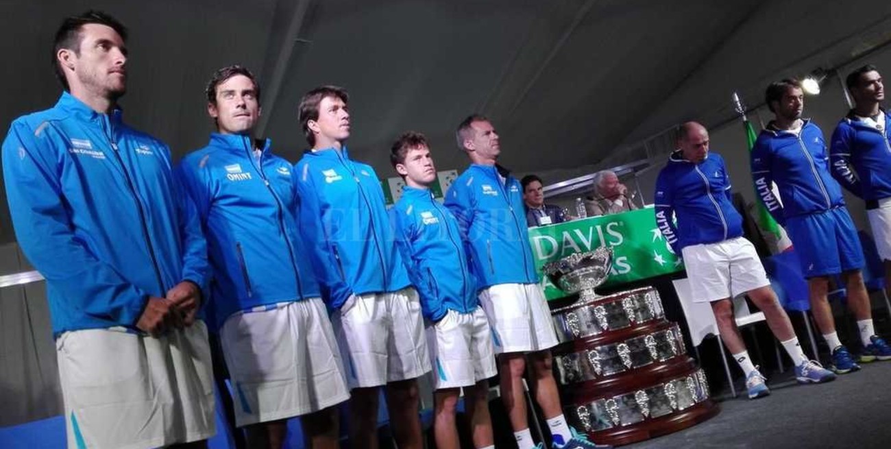 Copa Davis: Pella abre la serie ante Italia