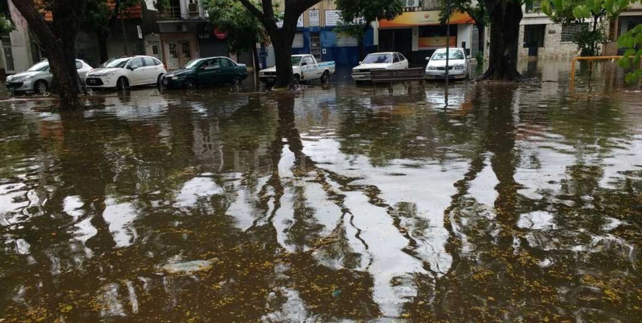 Lluvia y complicaciones en la ciudad de Santa Fe