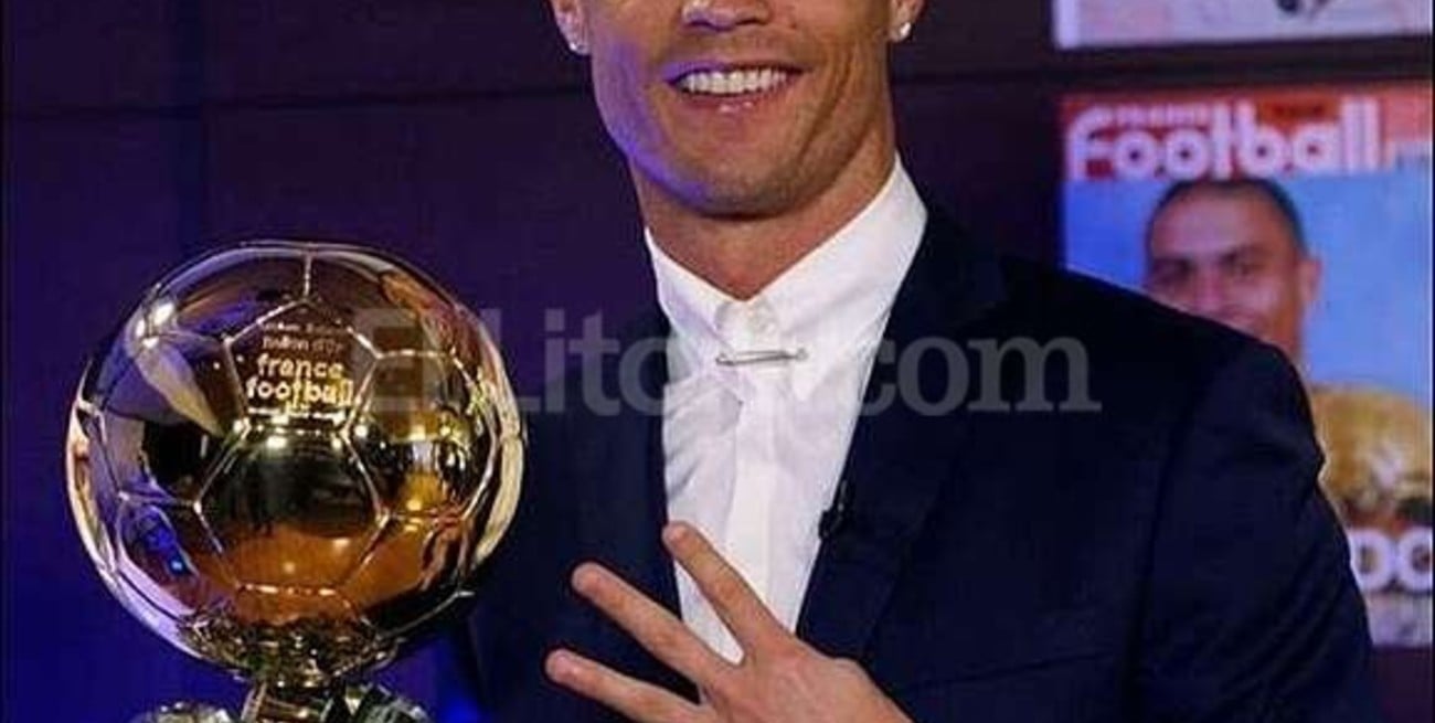 Cristiano Ronaldo ganó su cuarto Balón de Oro y quedó a uno de Messi