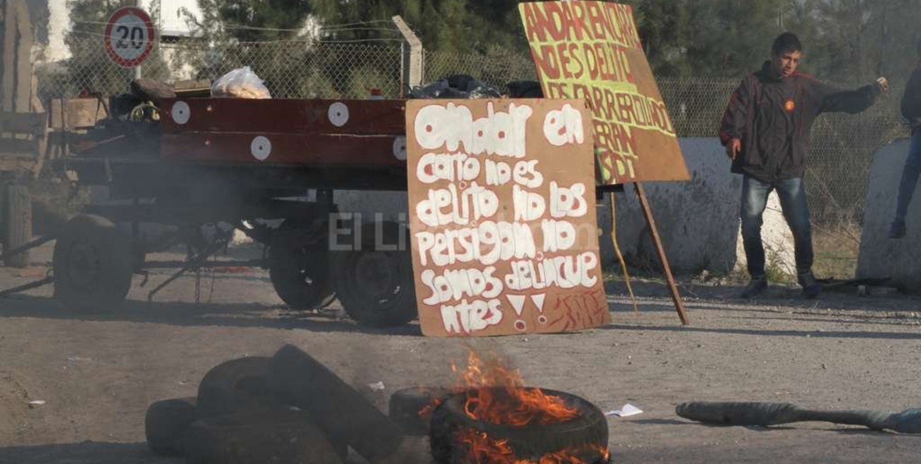 La Municipalidad denunció a carreros que bloquean el acceso al relleno sanitario