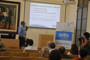 ELLITORAL_202511 |  Guillermo Di Salvatore Entre quince y veinte personas participaron de la audiencia pública que se realizó en Santa Fe. La semana que viene cerrará la ronda con Gálvez.