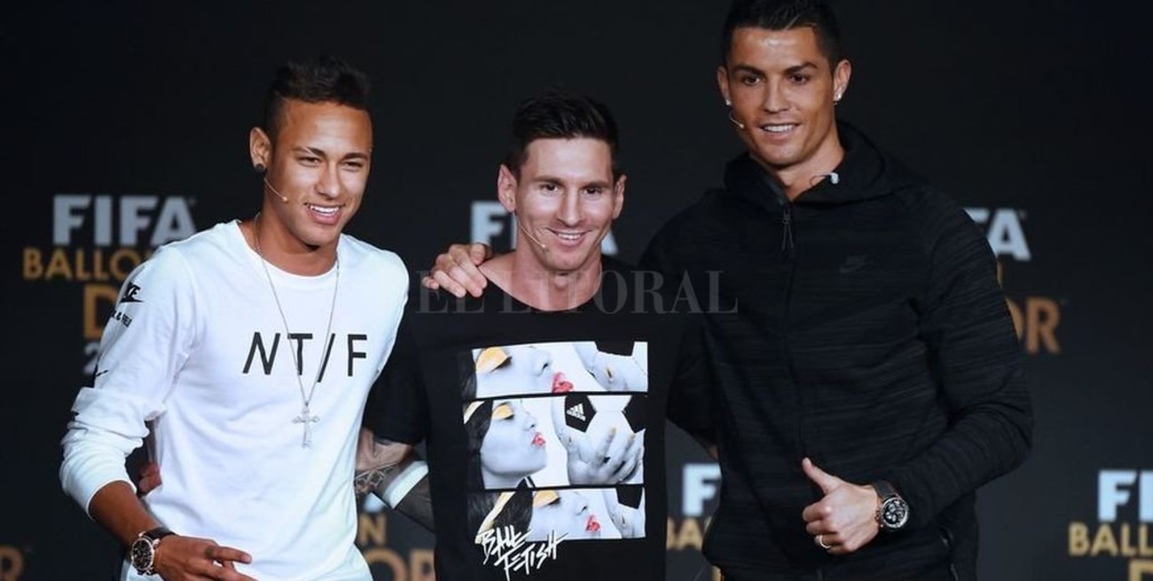 Messi, Ronaldo y Neymar candidatos a mejor jugador del año