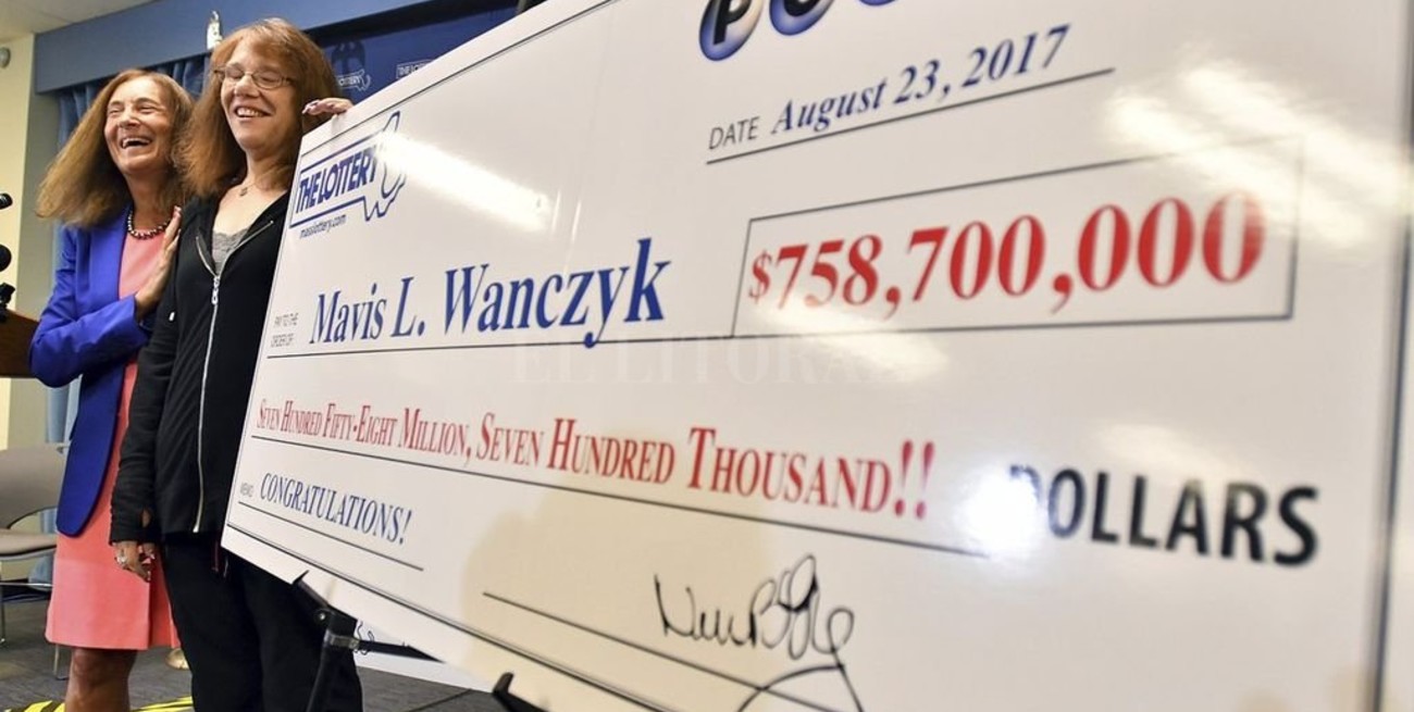 Una mujer ganó 768 millones de dólares, el premio más grande de la historia de la lotería