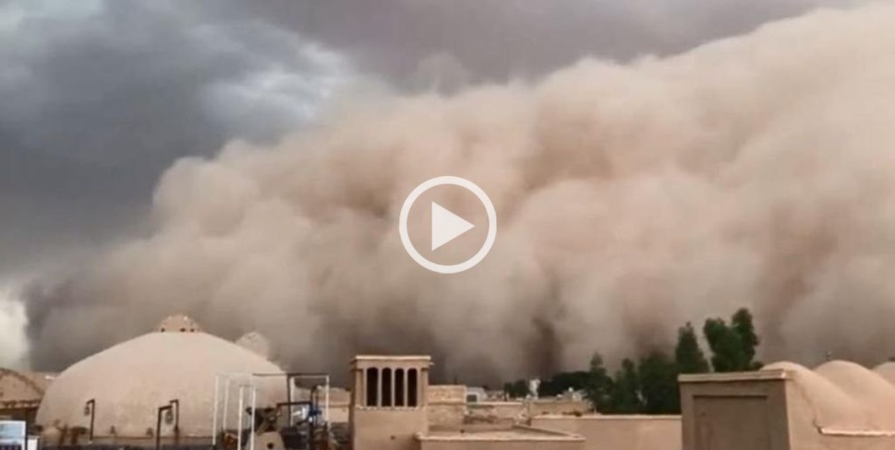 Video: impresionante tormenta de arena en Irán