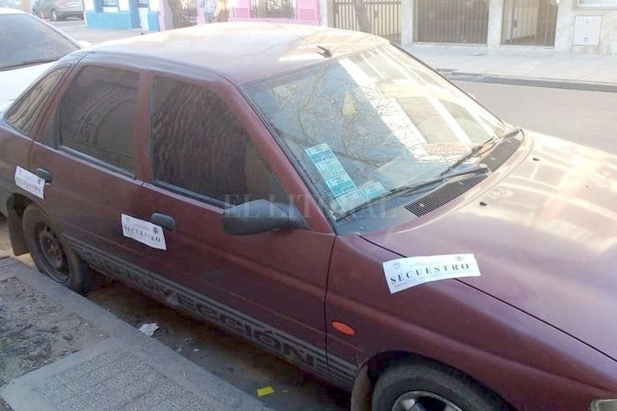ELLITORAL_220517 |  El Litoral Uno de los autos secuestrados el viernes.