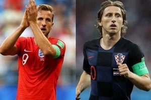 ELLITORAL_216485 |  DPA Figuras. Harry Kane (Inglaterra) y Luka Modric (Croacia), los jugadores que pueden desnivelar la balanza en una semifinal con apuestas abiertas.