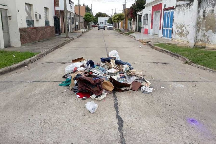 ELLITORAL_175663 |  Periodismo Ciudadano / WhatsApp La basura, este jueves por la mañana