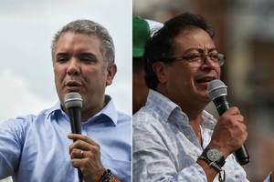 ELLITORAL_214106 |  Luis Robayo Los candidatos Iván Duque y Gustavo Petro.