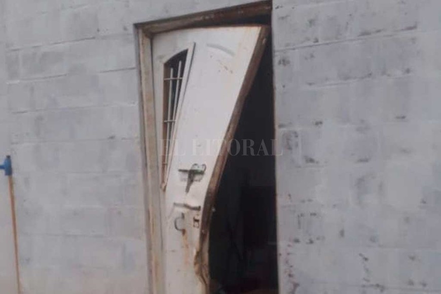 ELLITORAL_256210 |  Gentileza Los daños y destrozos que quedan tras el paso de los rufianes.