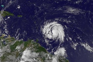 ELLITORAL_190504 |  Captura internet La tormenta tropical  María  se transformó en un huracán que se  fortalece en su camino hacia las Antillas.