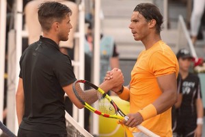 ELLITORAL_210865 |  Internet Este viernes, Dominic Thiem venció a Rafael Nadal por 7-5 y 6-3 en los cuartos de final de Madrid.