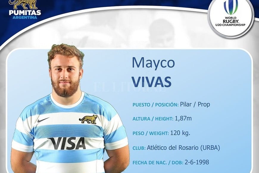 ELLITORAL_218839 | Prensa UAR Mayco Vivas disputó hace pocos meses con Los Pumitas el Mundial Sub 20.