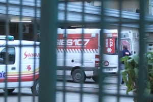 ELLITORAL_204868 |  Pablo Aguirre El joven accidentado fue trasladado por el 107 hasta el hospital Cullen