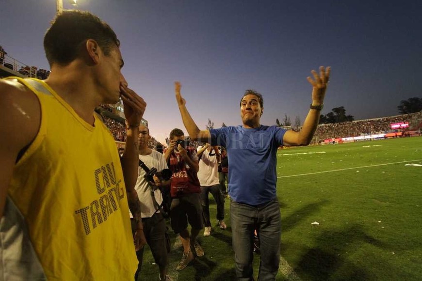 ELLITORAL_177817 |  Archivo El Litoral Madelón festeja el regreso a Primera en 2014