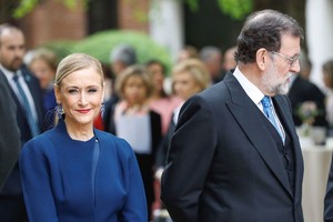 ELLITORAL_209531 |  Internet Cristina Cifuentes y Mariano Rajoy.