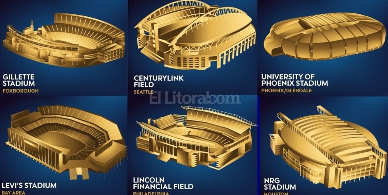 Los 10 estadios donde se jugará la Copa América