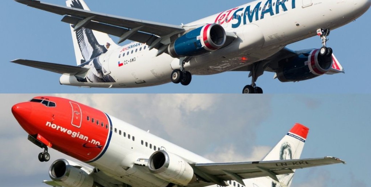 Las aerolíneas low cost Norwegian y JetSmart ya comenzaron a vender pasajes en Argentina
