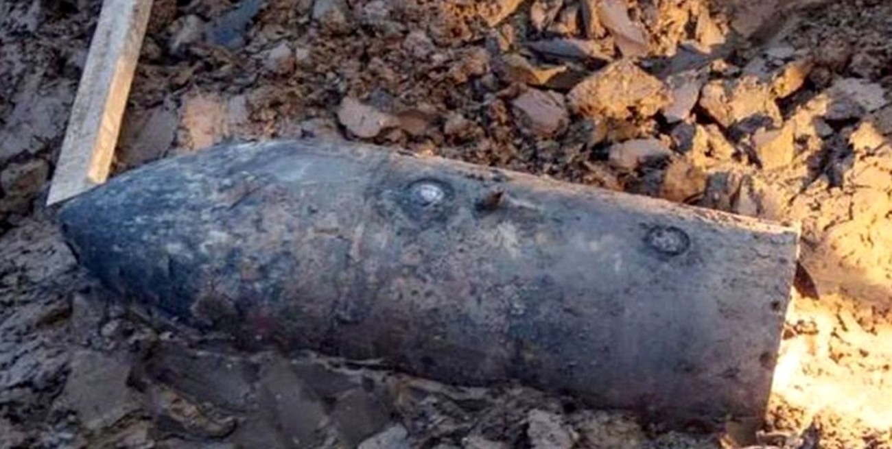 Encontraron una bomba de la Segunda Guerra Mundial que aún no explotó