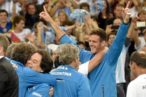 ELLITORAL_167131 |  DyN David Nalbandian felicitó a los jugadores del equipo argentino por la hazaña