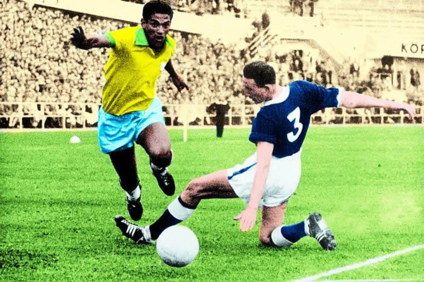 ELLITORAL_213935 |  Internet Garrincha: Manuel Francisco dos Santos, mas conocido como  Mané  o Garrincha, fue una de las figuras del campeón.