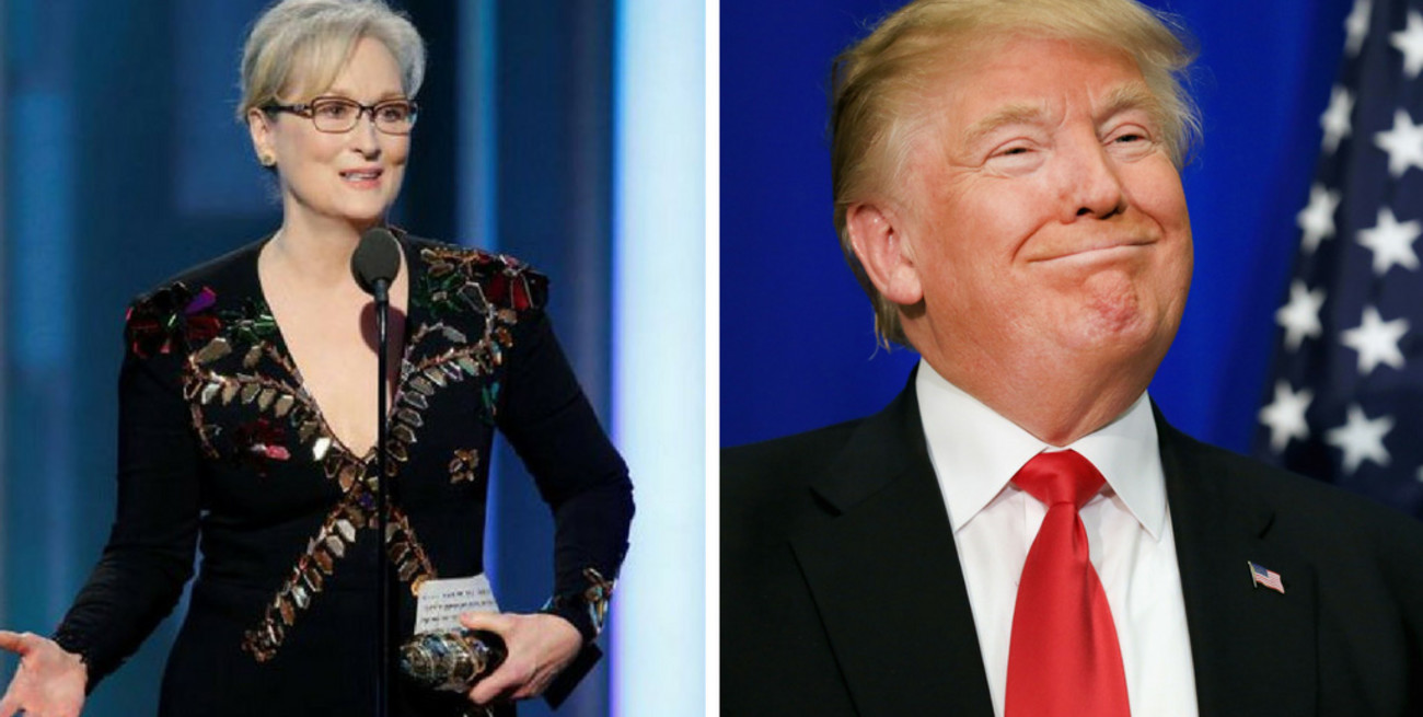 Fuego cruzado entre Meryl Streep y Donald Trump