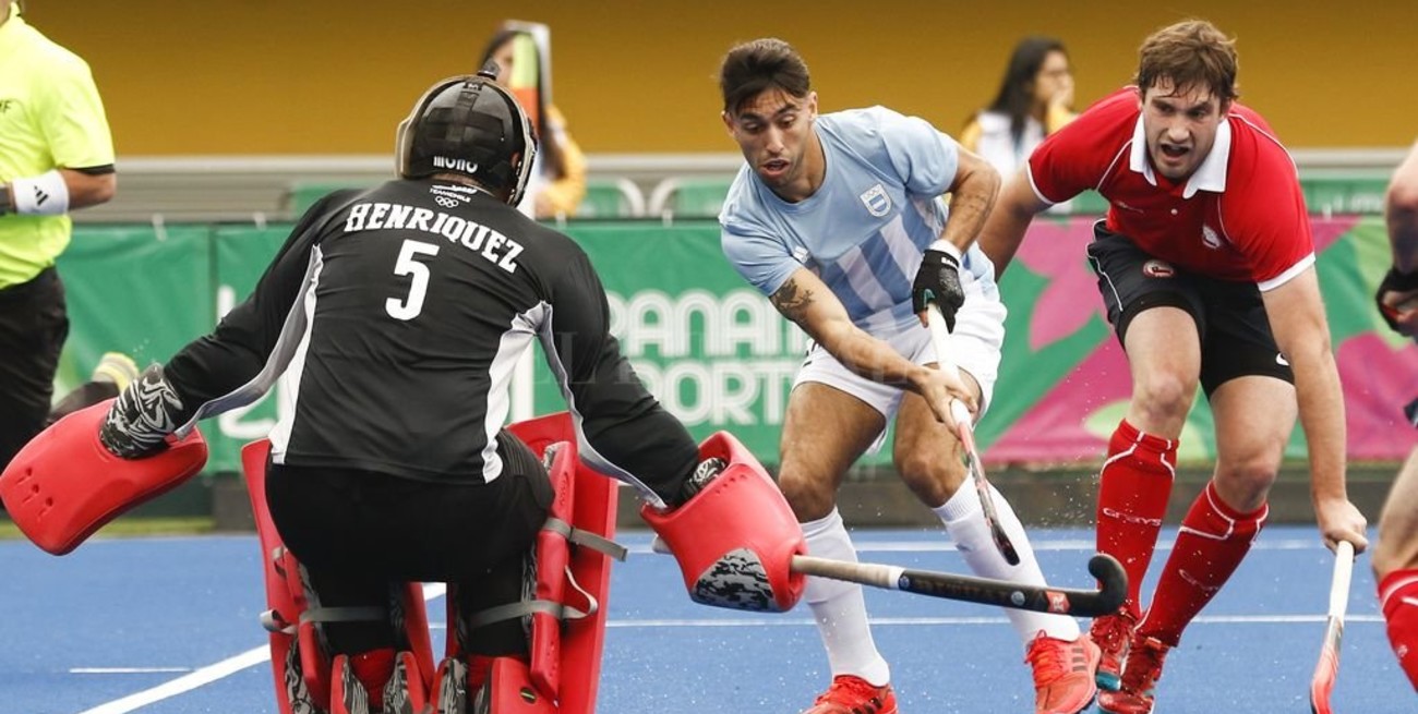 Los Leones vencieron a Chile en el inicio del hockey sobre césped en los Panamericanos