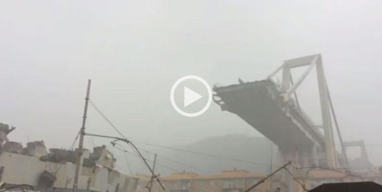 Se derrumbó un puente en Italia: al menos 10 muertos