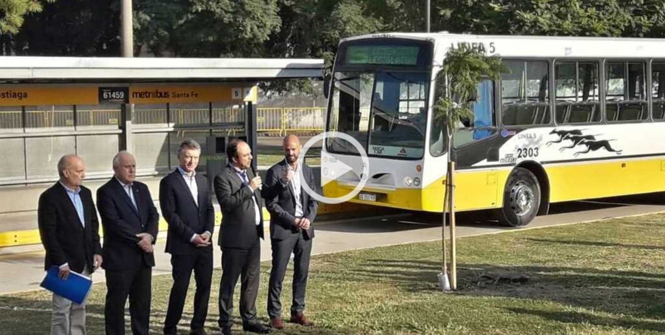 En vivo: Macri inaugura el Metrobus 
