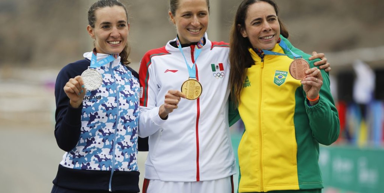 La argentina Gómez Villafañe consiguió la plata en ciclismo de montaña