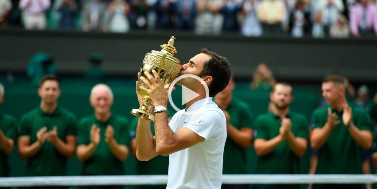 Roger Federer nuevamente campeón en Wimbledon