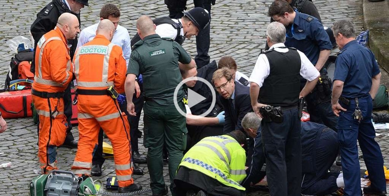 Atentado en Londres: 4 muertos y 20 heridos