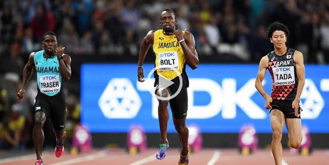 Video: así fue el debut de Usain Bolt en el Mundial de Atletismo