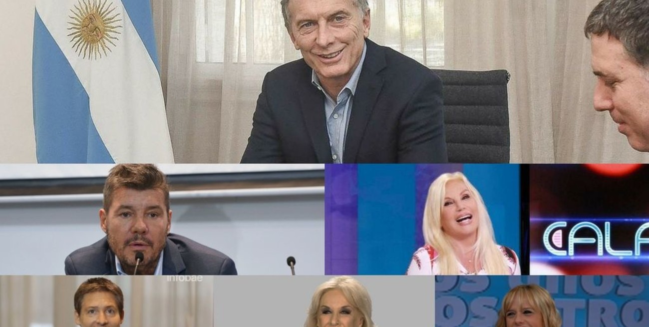 Mauricio Macri cenó con Tinelli, Susana, Mirtha Legrand, Suar y Mariana Fabbiani
