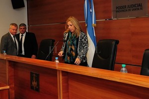 Archivo El Litoral El pedido de penas lo adelantaron los fiscales en la audiencia preliminar realizada esta semana, a cargo de la jueza Sandra Valenti (foto).
