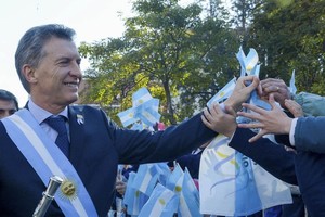 ELLITORAL_216347 |  Archivo El presidente Macri en su visita a la capital tucumana en el 2016, para el 9 de julio.
