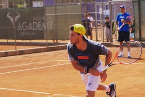 ELLITORAL_212067 |  Twitter Diego Schwartzman en la academia de Rafael Nadal.