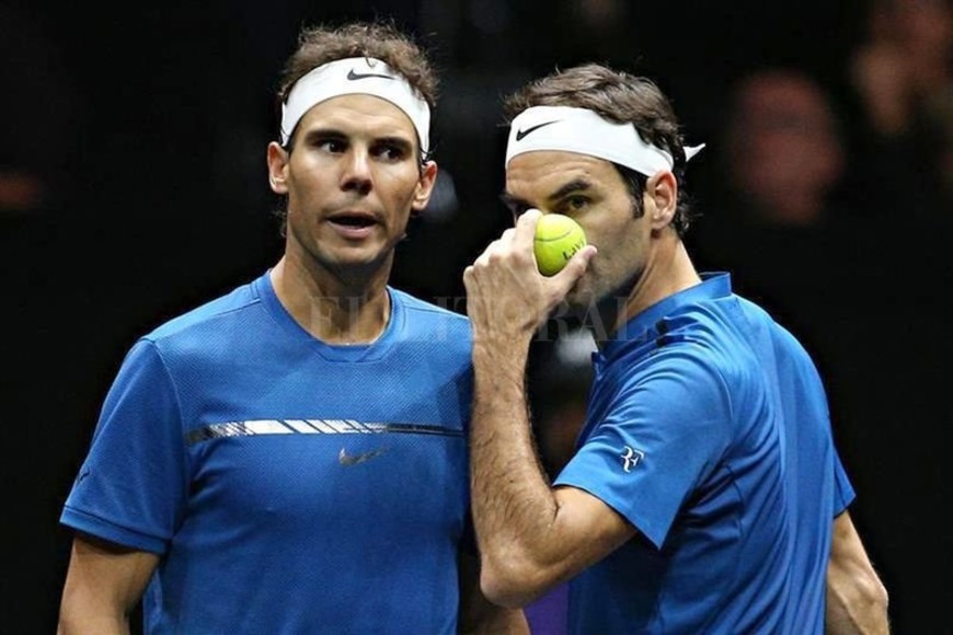 ELLITORAL_205079 |  Internet Los mejores: Rafael Nadal y Roger Federer en la Copa Laver 2017.