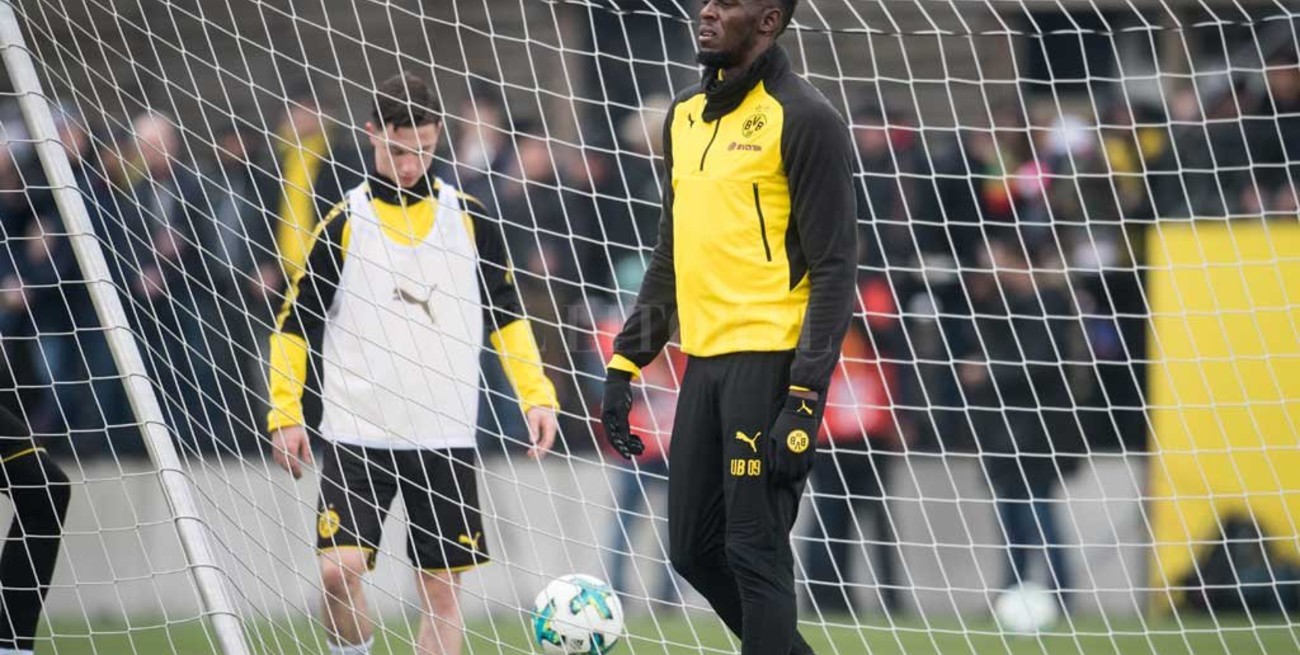 Video: mirá el entrenamiento de Usain Bolt en Borussia Dortmund