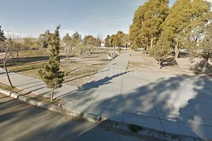 Captura digital Google Maps. Plaza del barrio Luz y Fuerza, en la zona norte de la ciudad de Trelew.