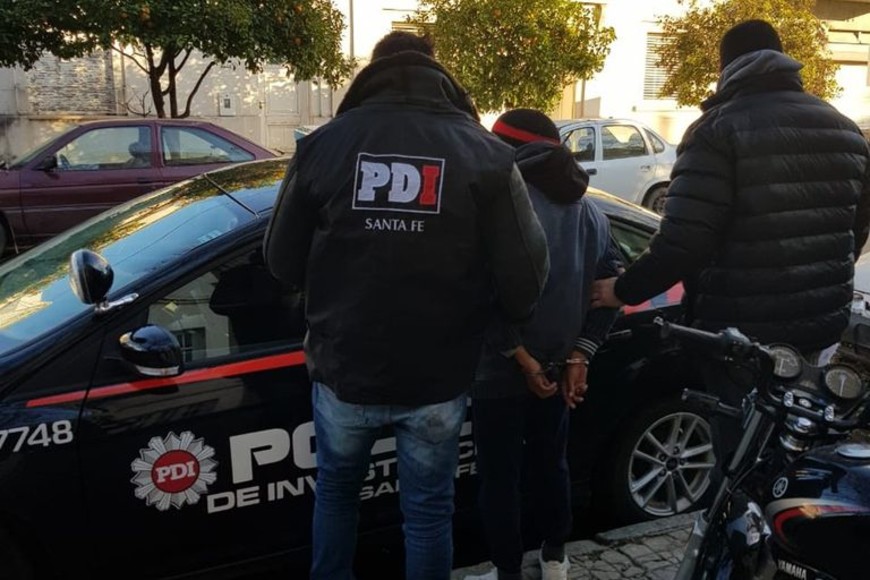 ELLITORAL_214996 |  Prensa Ministerio de Seguridad El detenido fue trasladado a la sede policial donde quedó a disposición de la Justicia de Menores.