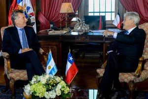 ELLITORAL_209398 |  Presidencia Mauricio Macri y Sebastián Piñera, en la visita del mandatario argentino a Chile.