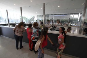 ELLITORAL_203465 |  Mauricio Garin Poca demora. No más de veinte minutos debieron esperar los primeros pacientes y se evitaron  colas  con los turnos ya asignados.