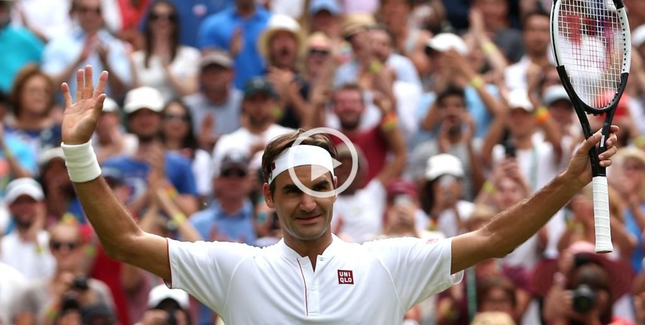 Cómodo triunfo de Federer para seguir avanzando en Wimbledon